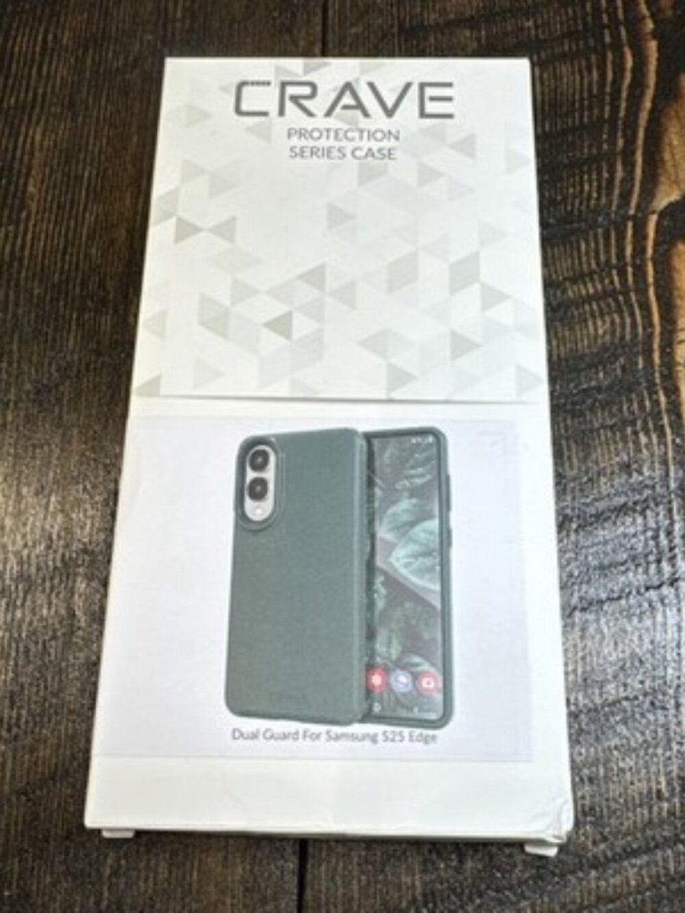 Crave Dual Guard Protection Samsung S25 Edge Case Forest Green Shock Resistant